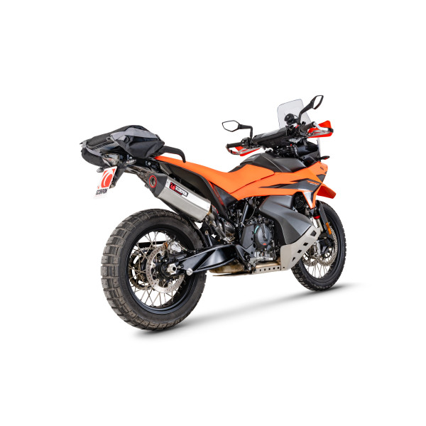 Scorpion Exhaust KTM 790 Adventure Euro 5+ 2023 - 2026 Serket Parallel Slip-on Stainless Steel Sleeve